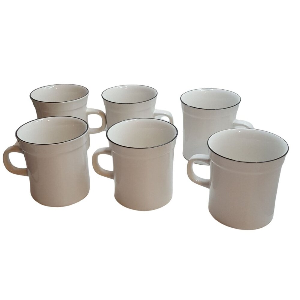 Ming Garden Meadow Stone by Nitto Japan‎ Vintage Coffee Cup Set Stoneware Set of